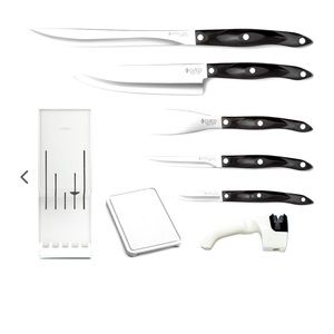 This is the five piece knife set a cell with Cutco.